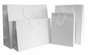 paper bag putih dari bahan kertas karton duplex
