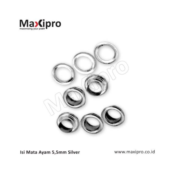 Bahan Isi Mata Ayam 5,5mm Silver (1) - maxipro.co.id