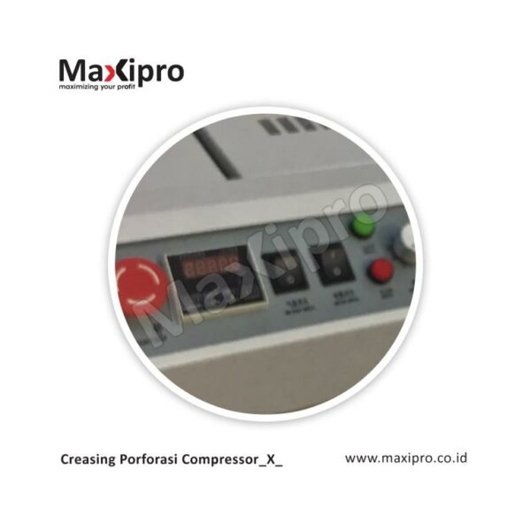 Mesin Creasing Porporasi Compressor Maxipro - maxipro.co.id