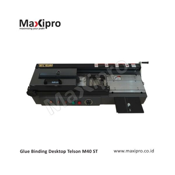 Mesin Binding Buku Maxipro - Mesin Glue Binding Desktop Telson M40 ST - maxipro.co.id