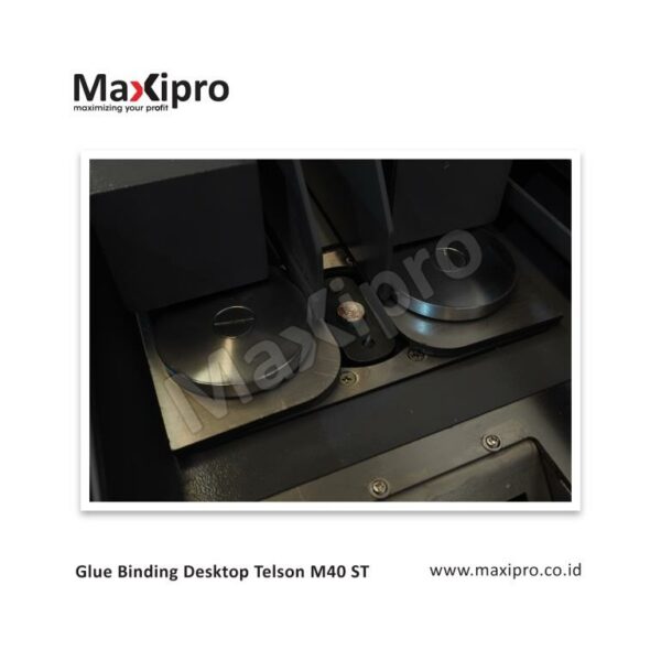 Mesin Binding Buku Maxipro - Mesin Glue Binding Desktop Telson M40 ST - maxipro.co.id
