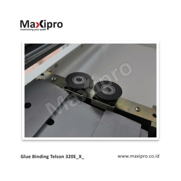 Mesin Jilid Lem Panas Maxipro - Mesin Glue Binding Telson 320E - maxipro.co.id