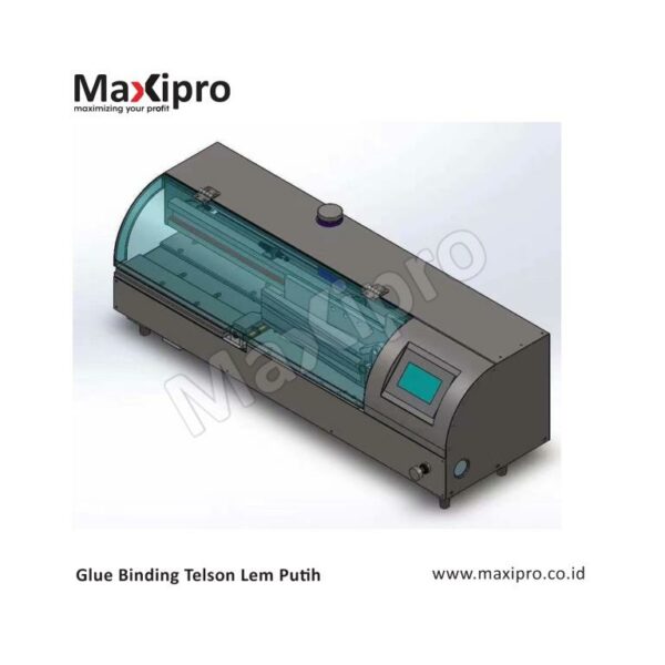 Mesin Binding Buku Maxipro - Mesin Glue Binding Telson Lem Putih - maxipro.co.id