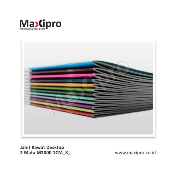 Mesin Jahit Kawat Desktop 2 Mata M2000 1CM - maxipro.co.id