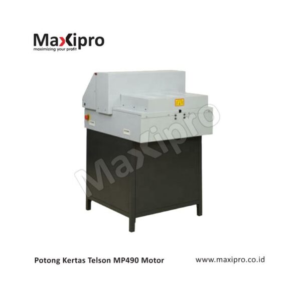 Mesin Potong Kertas Telson MP490 Motor - alat pemotong kertas - maxipro.co.id - Mesin Potong Kertas Maxipro