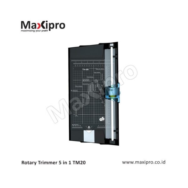 Mesin Rotary Trimmer 5 in 1 - mesin cutter - Alat Pemotong Kertas Maxipro - maxipro.co.id