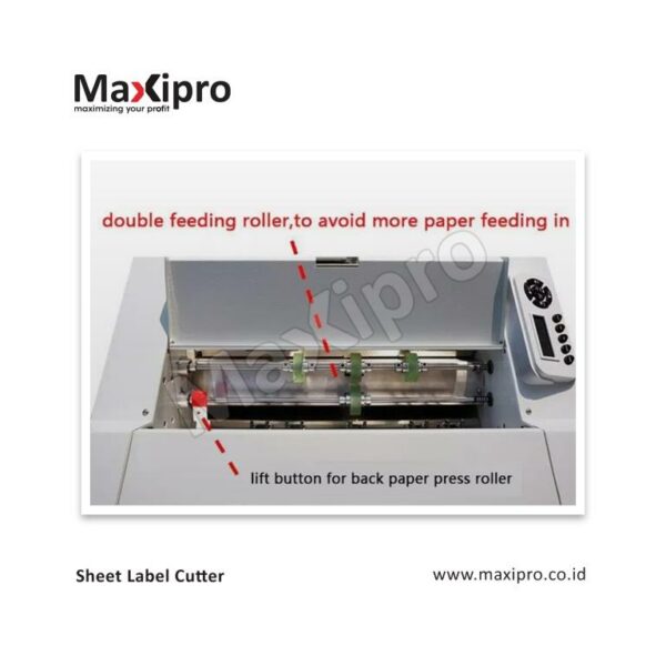 Mesin Sheet Label Cutter - alat cutting sticker - maxipro.co.id