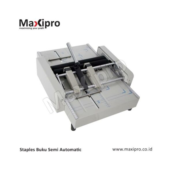 Mesin Booklet Maker Semi Otomatis (Mesin Jilid Staples Elektrik) - maxipro.co.id