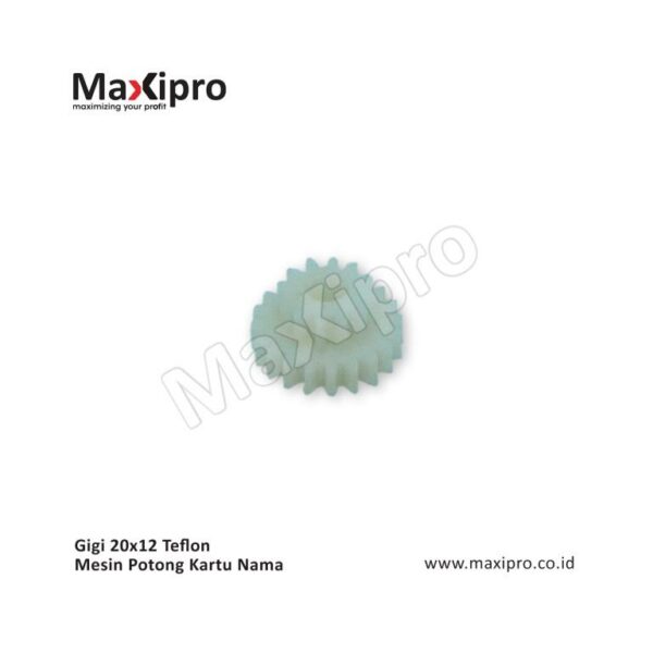 Gigi 20x12 Teflon Mesin Potong Kartu Nama - Maxipro.co.id