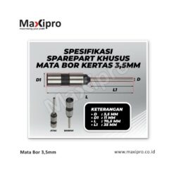 Mata Bor 3,5mm - Maxipro.co.id