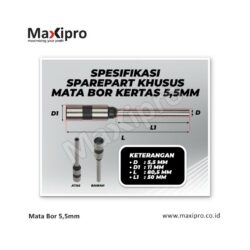 Mata Bor 5,5mm - Maxipro.co.id