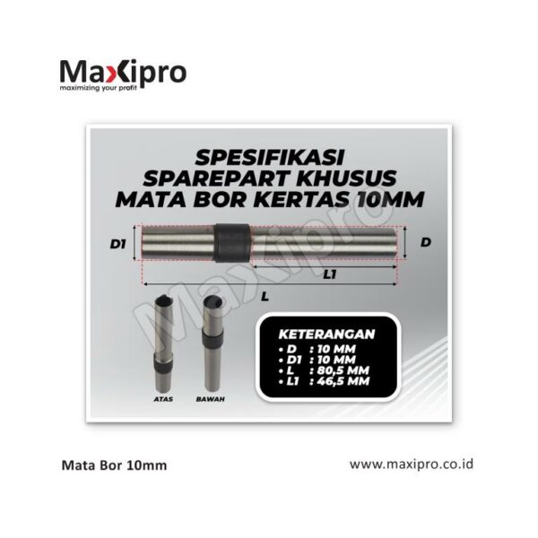 Mata Bor 10mm - Maxipro.co.id