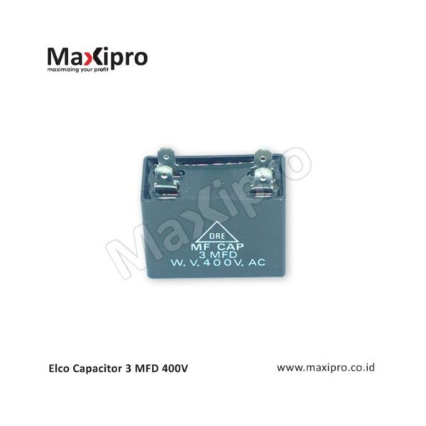 Elco Capacitor 3 MFD 400V - Maxipro.co.id