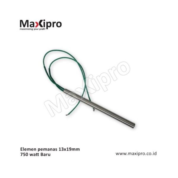 Elemen pemanas 13x19mm 750 watt Baru - Maxipro.co.id