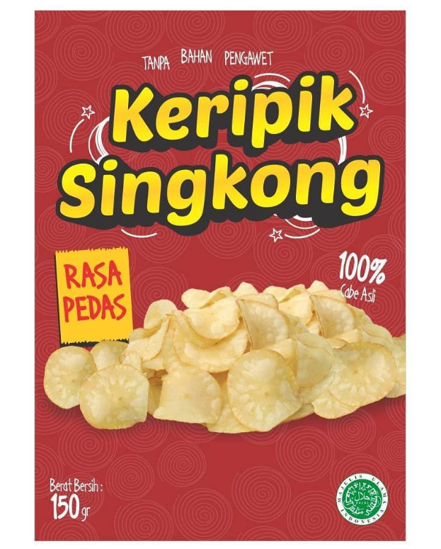 Contoh Label Keripik Singkong