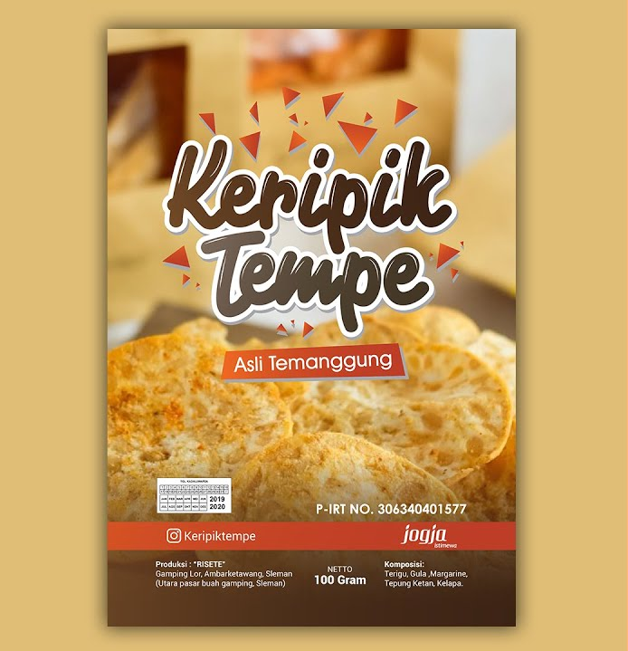 Label Keripik Tempe