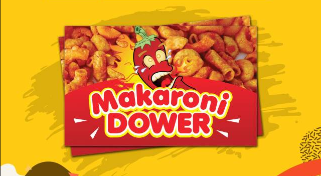 Desain Label Snack Makaroni