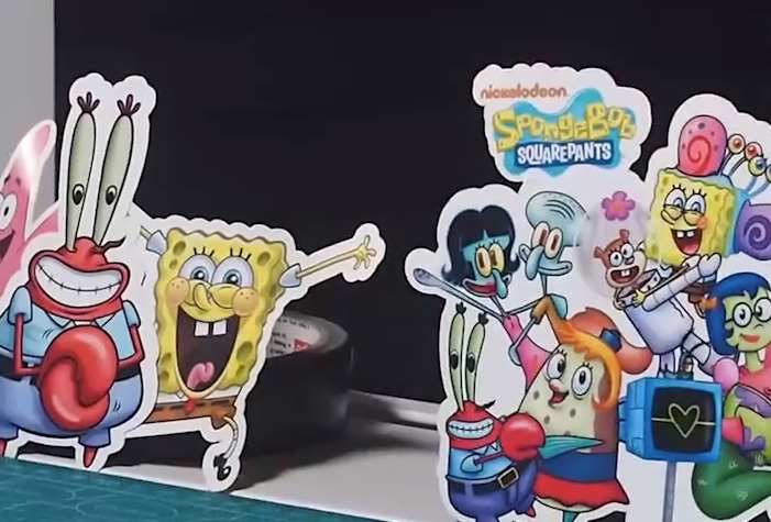 Contoh Sticker Spongebob