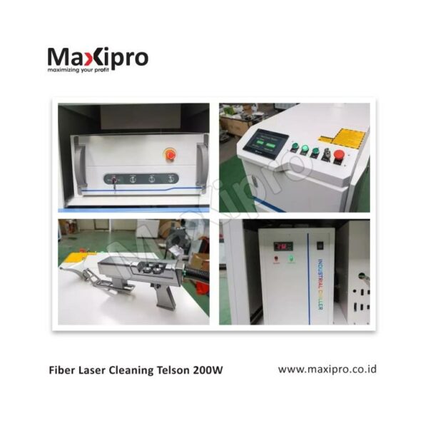 Mesin Fiber Laser Cleaning Telson 200W - maxipro.co.id