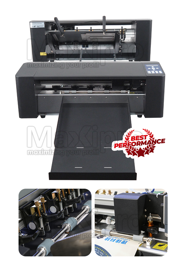 produk mesin label cutting, cutting stiker - maxipro.co.id