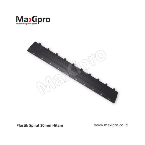 Bahan Plastik Spiral 10mm Hitam - maxipro.co.id