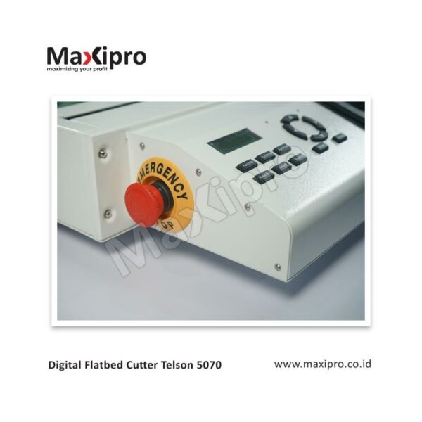 Mesin Digital Flatbed Cutter Telson 5070 - flatbed cutting plotter - maxipro.co.id