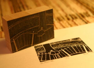 wood engraving cetak tinggi