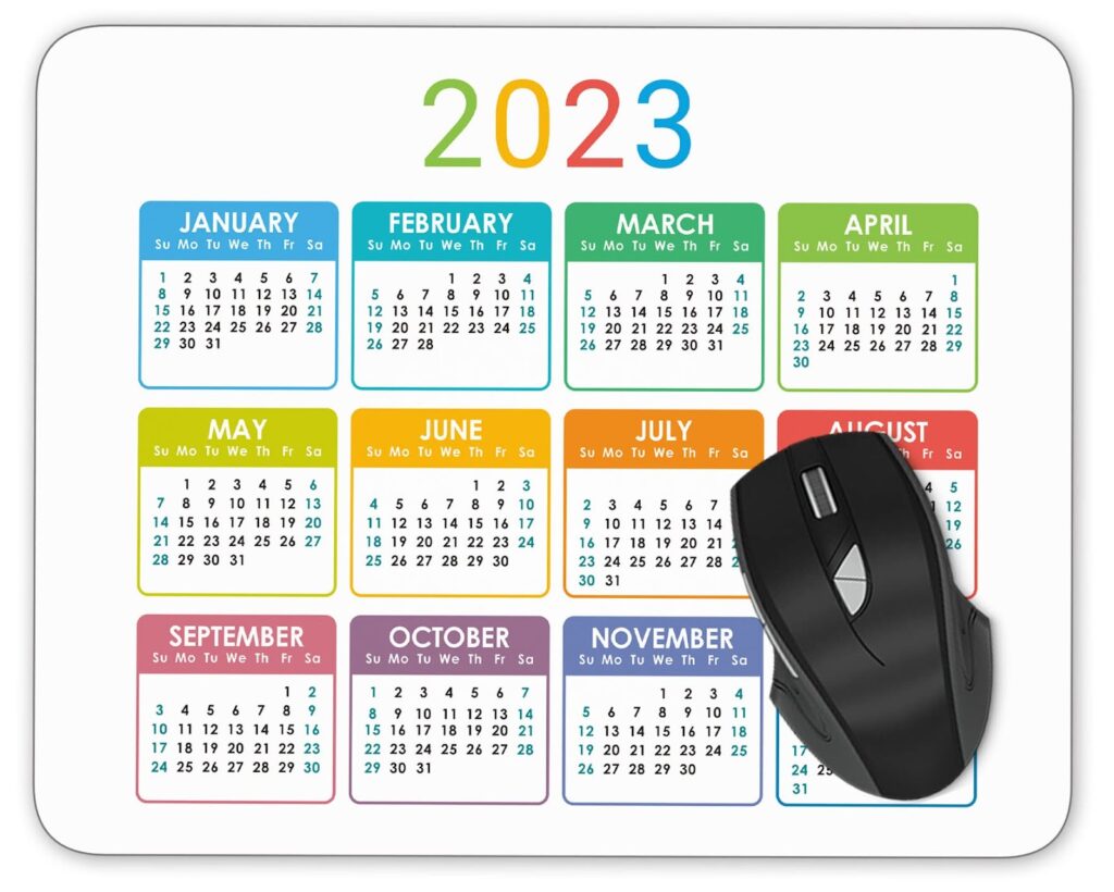 Kalender Mouse Pad Maxipro