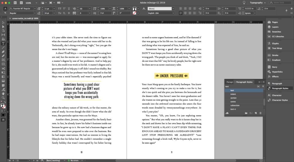 Pengaturan Typesetting dengan Adobe Indesign