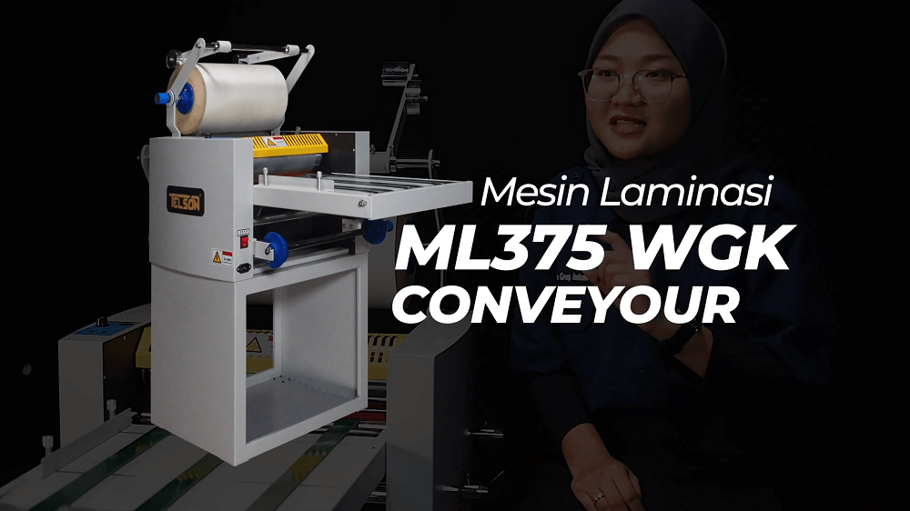 Mesin Laminasi Telson ML375 WGK Conveyor