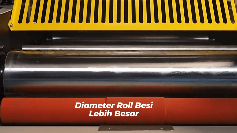 Diameter Roll Laminating Besi Lebih Besar