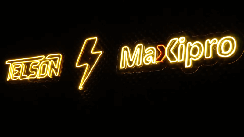 Hasil Membuat Neon Flex Custom ala Maxipro