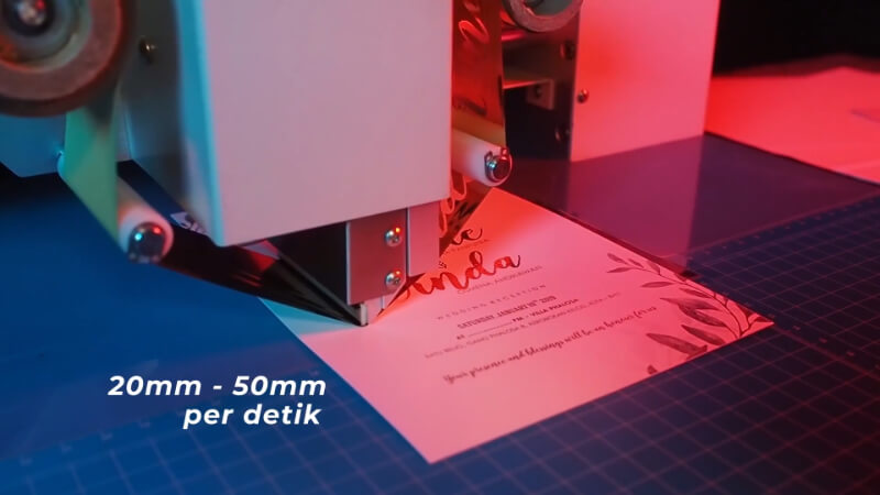 Kecepatan Mesin Printer Foil Digital Telson