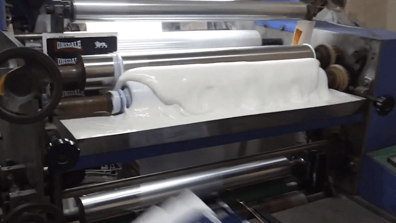 mesin dan lem laminasi water base
