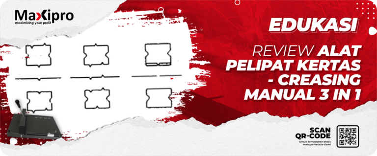 Fungsi Dan Keunggulan Alat Pelipat Kertas / Creasing Manual 3 In 1