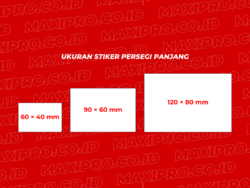 30+ Ukuran Stiker Standar yang Terlihat Menarik - Maxipro