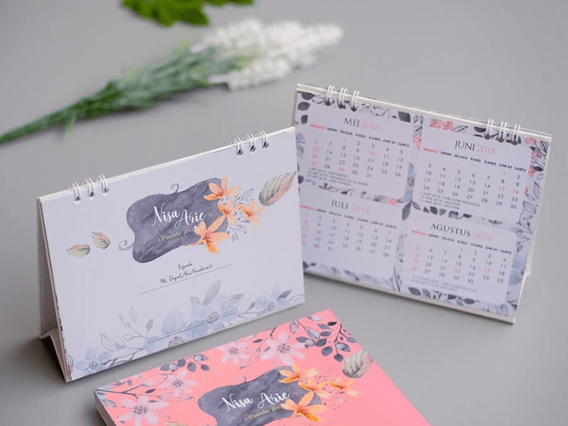 Undangan Pernikahan Hardcover Kalender