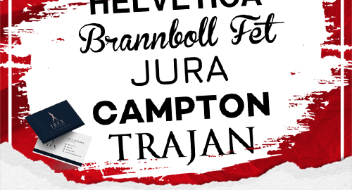 Font untuk Kartu Nama yang Makin Menarik dan Berkesan