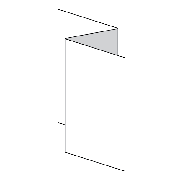 3. Lipatan Z (Z Fold)