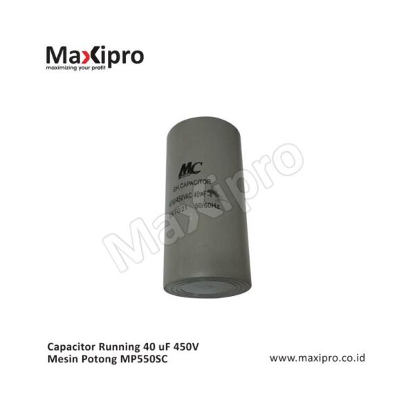 FWSL S32752 - Sparepart Capacitor Running 40 uF 450V Mesin Potong MP550SC