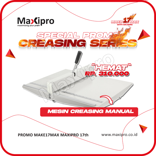 Promo Mesin Creasing Manual