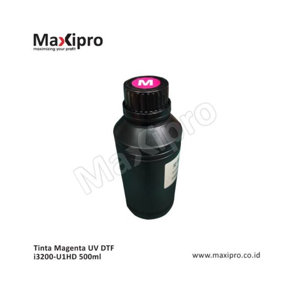 Bahan Tinta Magenta UV DTF i3200-U1HD 500ml