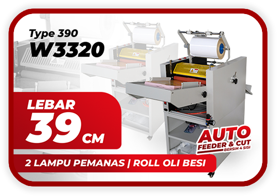 Mesin Laminasi Telson 390 W3320