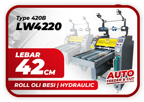 Mesin Laminasi Telson 420B LW4220