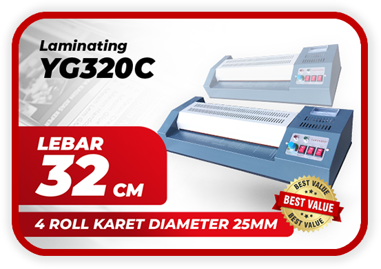 Mesin Laminating Telson YG320C 25mm