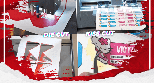 Perbedaan Stiker Die Cut VS Kiss Cut: Mana yang Harus Dipilih?