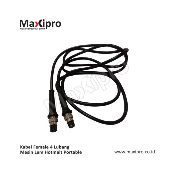 FWSL S06223 - Sparepart Kabel Female 4 Lubang Mesin Lem Hotmelt Portable