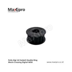 Sparepart Pully Gigi 16 Fanbelt Double Ring Mesin Creasing Digital WGK