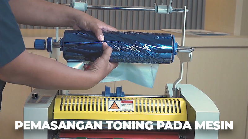 contoh pemasangan Toning pada Mesin