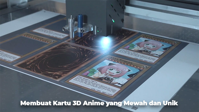 Membuat Kartu 3D Anime yang Mewah dan Unik 